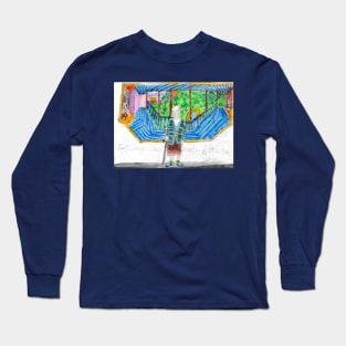 David Hockney tribute Long Sleeve T-Shirt